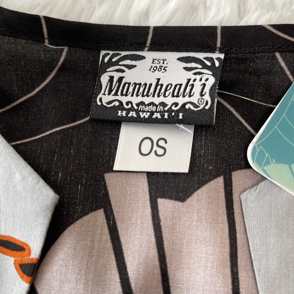 NWT Manuhealii Makapuʻu Dress Hibiscus Cinnamon Spice OS - Picture 7 of 11